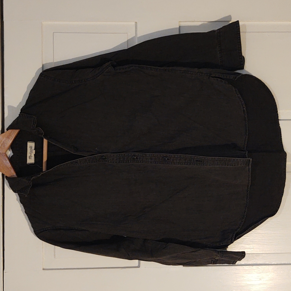 Madewell faded Black Denim Shirt